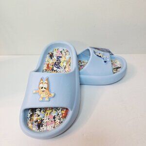 Disney Bluey & Bingo Slip On Slide Sandals Unisex Boy Girl Size 13